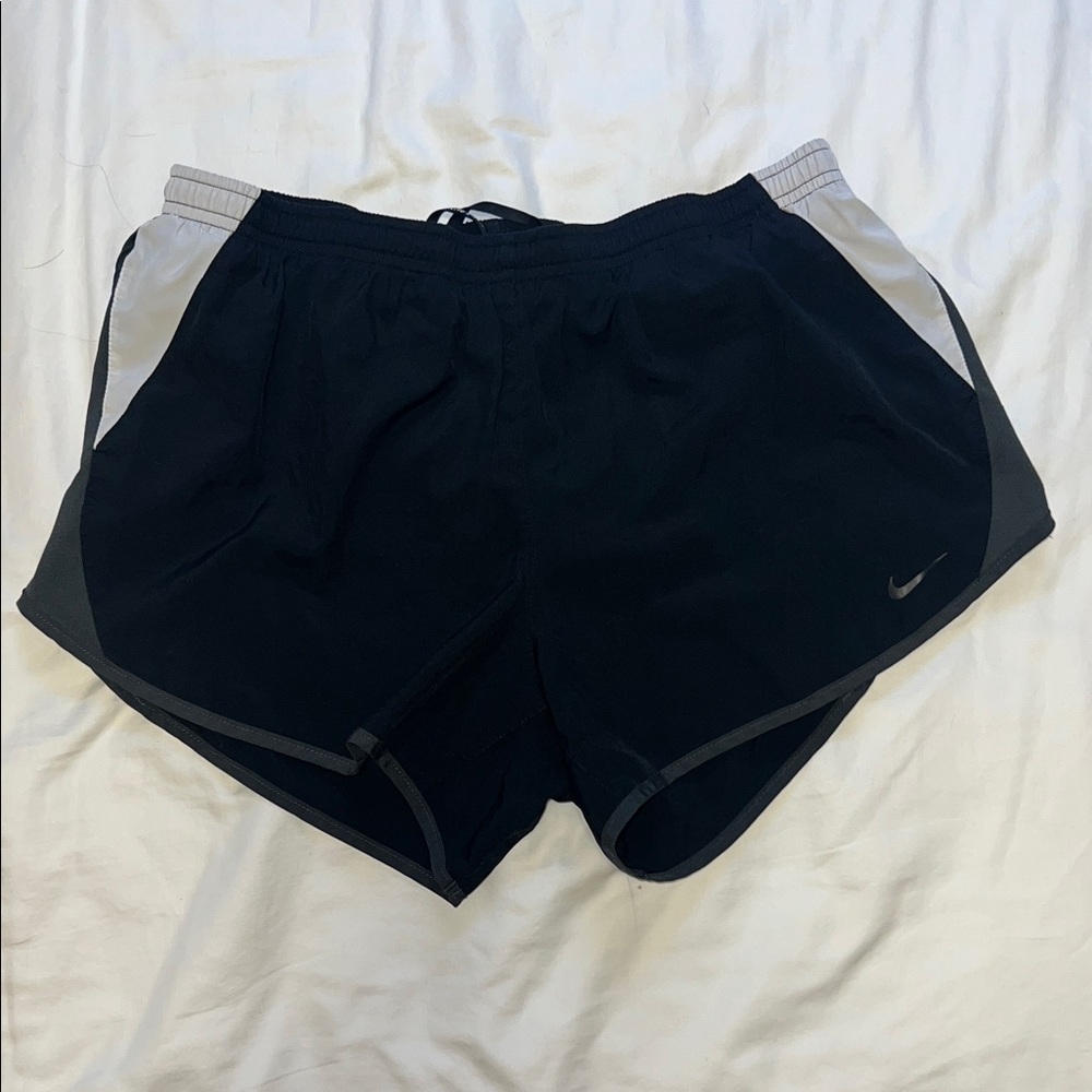 Nike Black and Gray Athletic Shorts